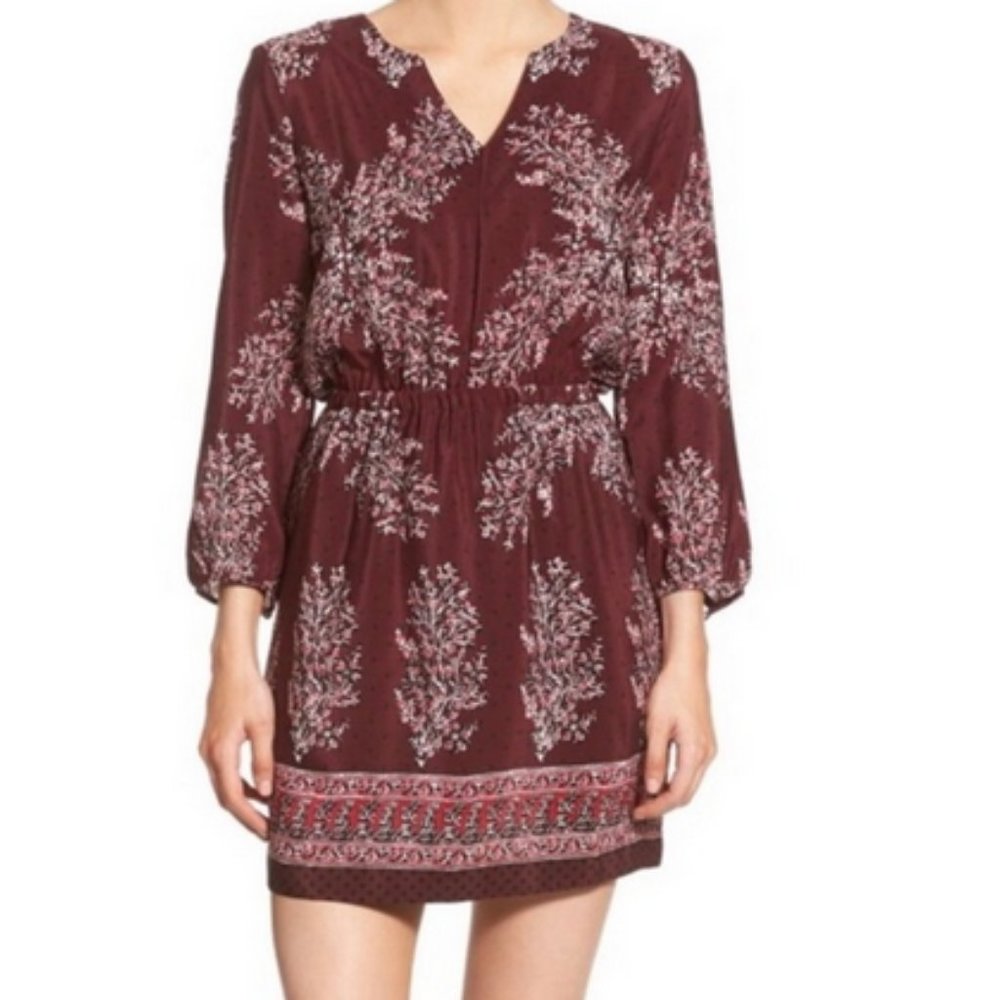 Madewell Silk Lassi Floral Dress